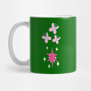 My little Pony - Fluttershy + Twilight Sparkle Cutie Mark V2 Mug